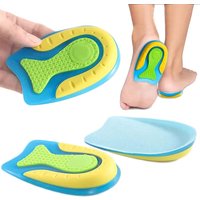 Silicone Gel Shoe Insoles Heel Cup Cushion for Heel Spurs Plantar Fascitis Pain Relief Height Inserts for Comfortable Walking