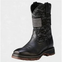 Bottes de cowboy occidentales à tête large brodées pour hommes et femmes, chaussures rétro pour hommes, chaussures chaudes pour l'hiver, haute qualité, taille 38-48