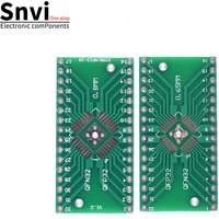10pcs QFN32 QFP32 adapter board SMT to DIP 0.8/0.65mm spacing adapter board