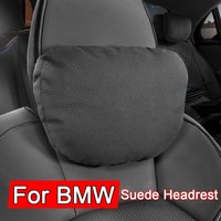 Suede Car Headrest Seat Support Waist Pillow Breathable Car Neck Pillow For BMW F30 F31 F32 F20 F10 X1 X3 X4 X5 X7 E46 E60 E90