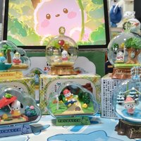 Genuine Stock Re-Ment Pochacco Sanrio Blind Box Miniature Terrarium Collection Scenic Desktop Ornament Collectible Decor Gifts