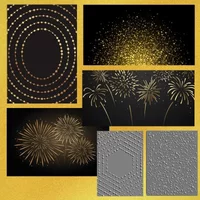 2025 Christmas Hot Foil String Lights Background Scrapbooking Embossing Frames Card Craft Halloween Metal Cutting Dies