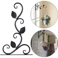 Garden Decor Vintage Retro Wall-mounted Wall Hanging Hook Garden Planter Hooks Metal Plant Bracket Flower Basket Bracket