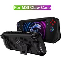 2024 7 inch Handheld Console Case TPU With Kickstand Protective Shell Shockproof Soft Game Accessories for MSI Claw A1M