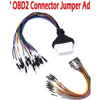 DIY OBD2 Connector Jumper Adapter Female Car OBD2 Male 16Pin Welding Free Terminal Male OBD 4Pin Can Line