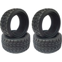 4pcs 1/10 65MM Racing Tire Hot Melt Tires High Grip Rubber Tyre Hot Melt Tire For HSP Tamiya HPI Kyosho 94123 94122 TT02 FW06