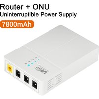 DC UPS Uninterruptible Power Supply 7800mAh Backup Battery 3*18650 lithium battery Power Supply for Router Modem Security Camera