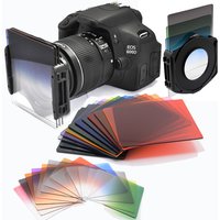 KnightX Cokin P 24 Colors Series with square Filters full filters for Canon Nikon Sony Camera Dslr Filter ND ND4 ND8 ND16