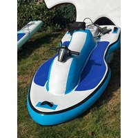 Remote Control Electric Inflatable Jet Ski Underwater Propulsion Water Entertainment Riding Boat