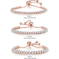 Adjustable Waterdrop Shape Crystal Iced Out Tennis Bracelet for Women Gold Color Zirconia Stort Chain on Hand Party Jewelry H208