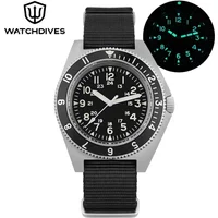 Watchdives WD1972 Quartz Watch VH31 Sweep Seconds Movement Sapphire Crystal BGW9 Luminous 20Bar Waterproof Vintage Men Watches image 4