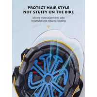 AliExpress BLALION Motorcycle Helmet Silicone Lining Flexible Deformation Resistant Cycling Helmet Lining Heat-resistant Well-ventilated
