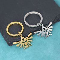 Stainless Steel Amulet Symbol Keychain Pendant For Men Women Key Chains Punk Jewelry Bag Deco Gifts Fashion Metal Accessories