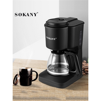 124Coffee Maker, 3-in-1 Single Serve Coffee Maker, Pod Coffee Maker for K-Pod Capsule Pods, Ground Coffee Maker, Leaf Tea Maker