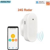 Smart Life Zigbee WiFi Human Presence Sensor 24Ghz MmWave Radar Motion Luminance Distance detection Need Gateway
