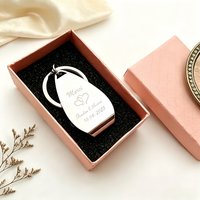 20-50pcs Personalized Engraved Keychains Bottle Opener Wedding Favors Gifts For Guests Party Baptism Custom Souvenir Company