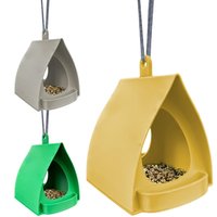 Open Design Hanging Bird Feeder House Outdoor Bird Feeders Birdhouse For Sparrow Finch Balcony Garden Yard Porch Birding