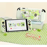 GeekShare Slim Protective Case Compatible with Switch 2 (2025), Dockable Hard Shell - Lucky Clover Mem