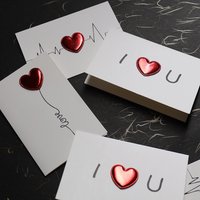 Blessing Cards Valentine's Day Gift Love Postcard Wedding Invitation Greeting Cards Anniversary Teachers' Day Greeting Card Gift