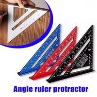 1pc 7 Inch Speed Square, Aluminum Alloy, Triangle Layout Tool for Woodworking & Carpentry, Precision Angle Measure, Durable