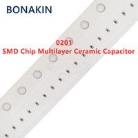 100PCS 0201 100NF 6.3V 10V 16V 25V 50V ±10% 0.1UF 104K X5R SMD Chip Multilayer Ceramic Capacitor