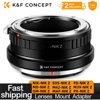 K&F CONCEPT Camera Lens Adapter for Nikon F AI Canon EF EOS FD FL MAF MD Olympus PK L/M L/R M39 M42 Lens to Nikon Z Mount Camera
