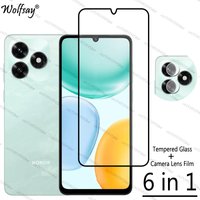 Full Cover Tempered Glass For Honor X5c Plus Screen Protector ForHonor X5c Plus Camera Glass For Honor X5c Plus Glass 6.74 inch