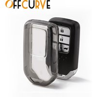 Transparent Key Protector for Honda Vezel City Civic Jazz BRV BR-V HRV Pilot Odyssey TPU Car Smart Remote Key Fob Case Cover