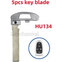 keychannel 5pcs Car Key Blank Emergency Key Blade Keyless Fob Key HU134 Smart Key Blade for Kia Hundai Santa Fe 2020+ Smart Key