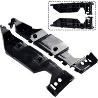 2pcs For Suzuki Swift 2005-2011 Pair Front Bumper Holder Bracket #71731-63J00 Left & Right Black ABS Holder Bracket