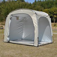 Spacious Storage Tent, Double Doors, Portable Shed for Garden Tools Luggage Outdoor Gear, 2.2x1.5x1.85m
