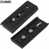 Quick Release Plate Sliding 501PL Plus Rapid Connect Base for Manfrotto 501 503 701HDV MH055M0-Q5 1/4 3/8 Screw 11.8cm