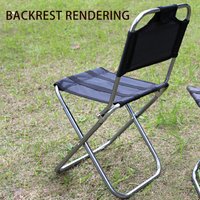 Portable Camping Chair Stable Heavy Duty Aluminum Alloy Folding Beach Chair for Camping Hiking Fishing Picnic BBQ UT