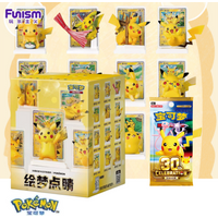 Pokemon Blind Box Original Pikachu Figuren-Set Painted Dreams PTCG Sammelkarten 30. Jubiläums-Kollektion Geschenk-Display