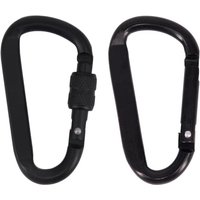 Carabiner Set Camping Survival Daily Keychain Tactical Aluminum Alloy Caribiner Hook Karabiners Clip For Outdoor Travel Backpack