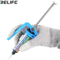RELIFE RL-062D Manual Labor-saving Glue Booster for 5-10CC Syringe Soldering Oil High Strength Solder Mask Propulsion Tool