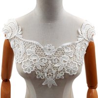 Water-soluble Lace Collar Embroidery Polyester Light Silk Fake Collar Fashion Elegant Hollow Corsage Collar Flower DIY Clothing