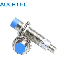 AUCHTEL IP65 M18 Inductance Proximity Sensor NPN PNP 5mm 8mm 4pin Connector Cylindrical Metal Approach Switch LJ18A3 Series