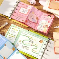 20pcs M5 Organ Loose leaf Memo Soft Fu Fu Xiao Ji Series Loveable Multi functional Notebook Message Material Book