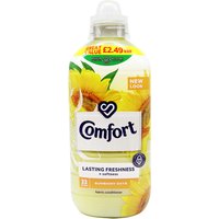 Comfort Sunshiny Days Fabric Conditioner 990ML, Long Lasting Freshness Softener, Laundry Care 33 Washes