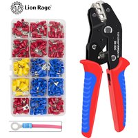Mini crimping tool SN-02C 102/280PCS terminal crimping pliers U-shaped Y-shaped connector (0.25-2.5mm ²) AWG24-14 crimping kit