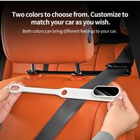 Car Seatbelt Adjuster: Prevents Chest Strangulation And Noise From Seatbelt Impacts. Suitable For 99% Of Car Seats On The Market