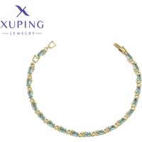 Xuping Jewelry Trendy Exquisite Elegant Women's Bracelet Light Gold Color Birthday Christmas Gifts X001000381