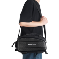 AliExpress riderace 11L Bicycle Carrier Bag Bike Rear Basket Waterproof Pannier Trunk Bags Back Rack Rear Seat Bag Cycling Luggage Shoulder Handbag