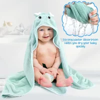 1 ~ 3PCS Cartoon Tier Baby Badetücher Weiche Neugeborenen Mit Kapuze Handtuch Decke Kleinkind Bademantel Warme Schlaf Swaddle wrap Jungen und Mädchen