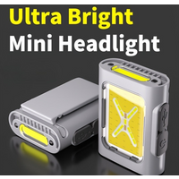LED Safety Lights Run Light Outdoor Backpack Camping Silicone Clip Mode Walking Lamp for Night Portable Magnetic Emergency Light