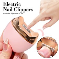 LIMEGIRL Electric Nail Clippers Manicure Anti-Splash Nail Trimmer For Baby Finger Toe Scissors Pedicure Thick Nails Cutter Tools