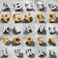 A-Z Alphabet Charms Bead 925 Sterling Silver LOVE Name Letter Fit Original Bangle Bracelet Necklace DIY Dangle Jewelry Gift
