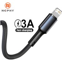 Schnelllade-USB-Ladekabel für iPhone 14 13 12 11 Pro Max Xs X SE 6 7 8 Plus iPad Braid Origin Lead 3m Data Long Wire Cord