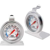 Mini Stainless Steel BBQ Thermometer Oven Temperature Gauge for Home Kitchen Cooking Barbecue 50 300℃ 100 600℉